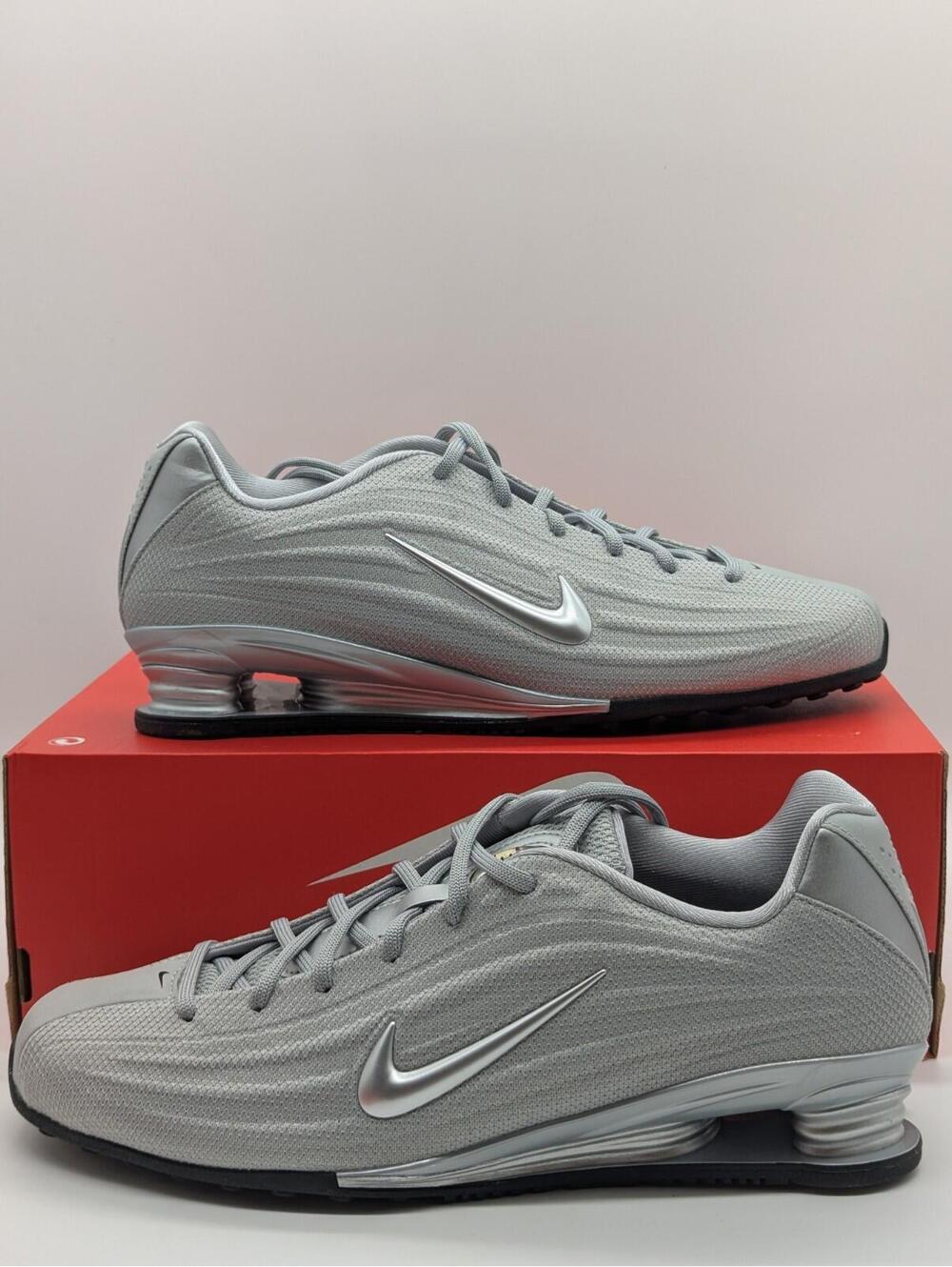 Nike Shox Z Metallic Silver Women's Size 10 HQ7540-001 Athletic Shoe Sneaker New